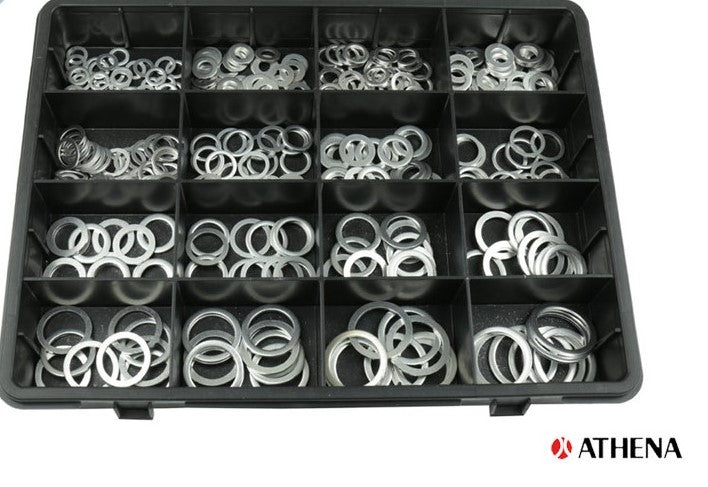Box mit Aluminium/ Kupfer ringen - verschiedene Abmessungen